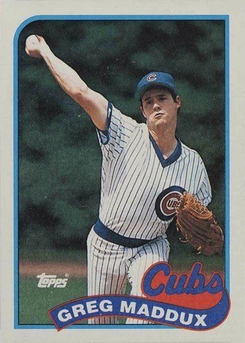1989 Topps #240 Greg Maddux Baseball Card