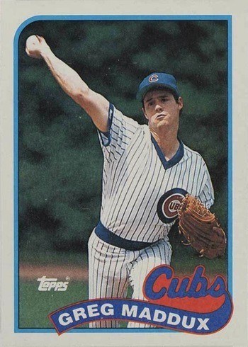 1989 Topps #240 Greg Maddux Baseball Card 1989 Topps #240 Greg Maddux Baseball Card