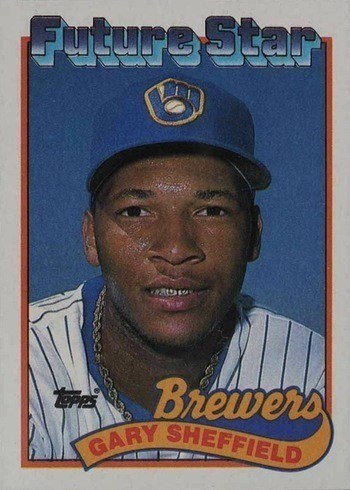 1989 Topps #343 Gary Sheffield Rookie Card 1989 Topps #343 Gary Sheffield Rookie Card
