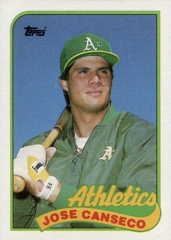 1989 Topps #500 Jose Canseco Baseball Card 1989 Topps #500 Jose Canseco Baseball Card