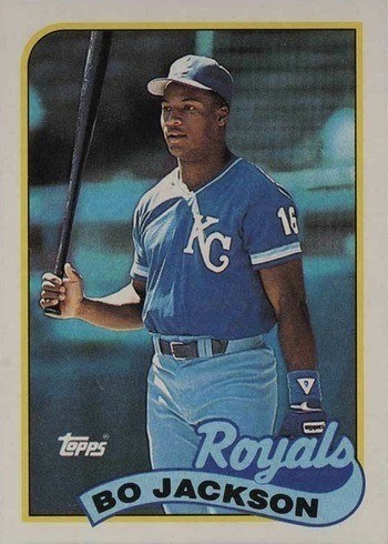 1989 Topps #540 Bo Jackson Baseball Card