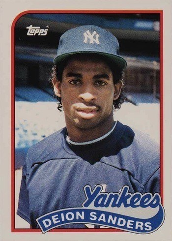 1989 Topps Traded #110T Deion Sanders Rookie Card 1989 Topps Traded #110T Deion Sanders Rookie Card