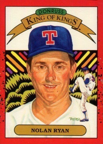 1990 Donruss #665 King of Kings Nolan Ryan Baseball Card 1990 Donruss #665 King of Kings Nolan Ryan Baseball Card