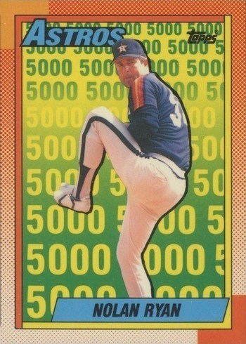 1990 Topps #4 Nolan Ryan Baseball Card