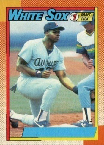 1990 Topps #414 Frank Thomas Rookie Card No Name On Front