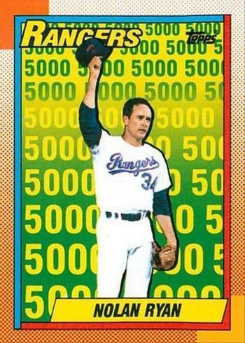 1990 Topps #5 Nolan Ryan Baseball Card