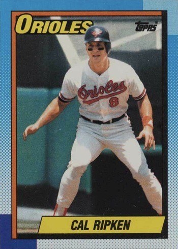 1990 Topps #570 Cal Ripken Jr. Baseball Card 1990 Topps #570 Cal Ripken Jr. Baseball Card