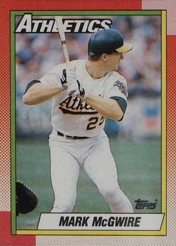 1990 Topps #690 Mark McGwire Baseball Card 1990 Topps #690 Mark McGwire Baseball Card