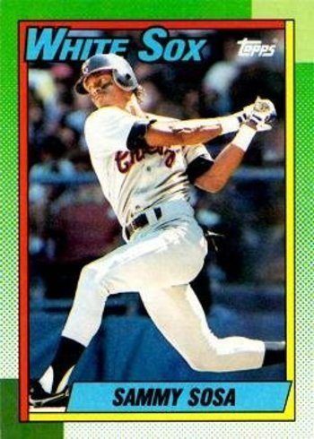 1990 Topps #692 Sammy Sosa Rookie Card 1990 Topps #692 Sammy Sosa Rookie Card