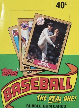Unopened Box of 1987 Topps Baseball Cards Unopened Box of 1987 Topps Baseball Cards
