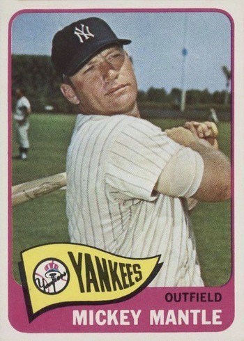1965 Topps #350 Mickey Mantle Baseball Card