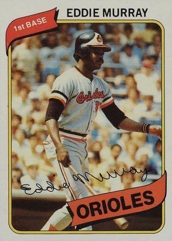 1980 Topps #160 Eddie Murray Baseball Card 1980 Topps #160 Eddie Murray Baseball Card