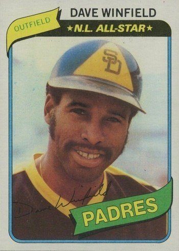 1980 Topps #230 Dave Winfield Baseball Card 1980 Topps #230 Dave Winfield Baseball Card