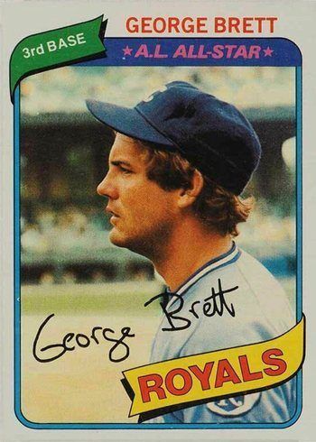 1980 Topps #450 George Brett Baseball Card 1980 Topps #450 George Brett Baseball Card