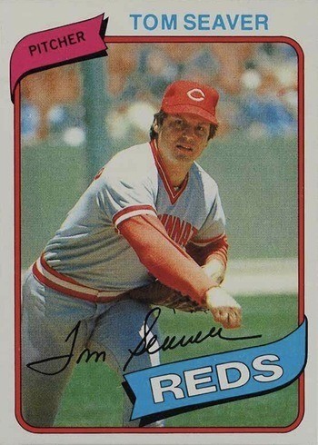 1980 Topps #500 Tom Seaver Baseball Card 1980 Topps #500 Tom Seaver Baseball Card