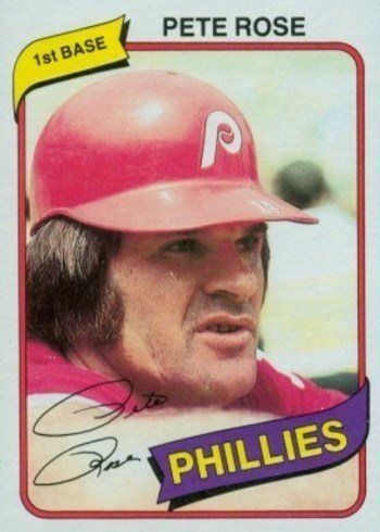 1980 Topps #540 Pete Rose Baseball Card 1980 Topps #540 Pete Rose Baseball Card