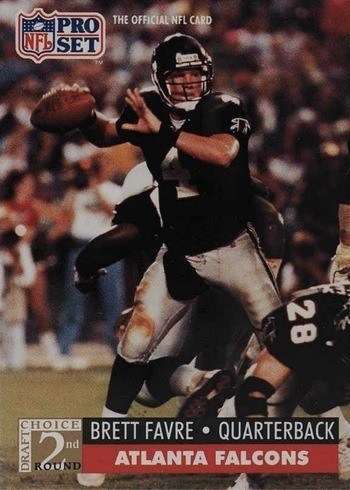 1991 Pro Set #762 Brett Favre Rookie Card