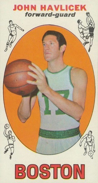 1969 Topps #20 John Havlicek Rookie Card 1969 Topps #20 John Havlicek Rookie Card