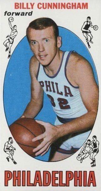 1969 Topps #40 Billy Cunningham Rookie Card