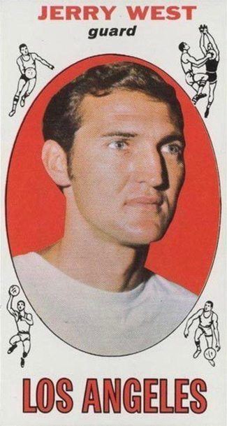 1969 Topps #90 Jerry West Basketball Card 1969 Topps #90 Jerry West Basketball Card