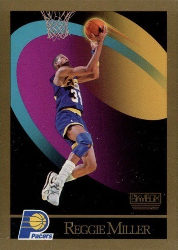 1990 SkyBox #117 Reggie Miller Basketball Card 1990 SkyBox #117 Reggie Miller Basketball Card
