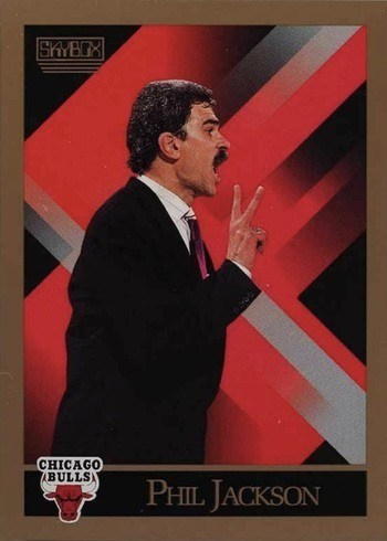 1990 SkyBox #304 Phil Jackson Basketball Card 1990 SkyBox #304 Phil Jackson Basketball Card