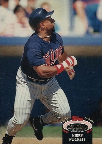 1992 Topps Stadium Club #500 Kirby Puckett Baseball Card 1992 Topps Stadium Club #500 Kirby Puckett Baseball Card