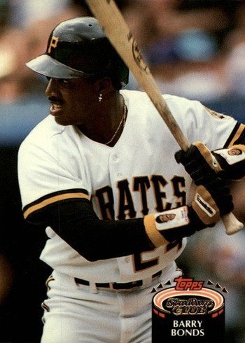 1992 Topps Stadium Club #620 Barry Bonds Baseball Card 1992 Topps Stadium Club #620 Barry Bonds Baseball Card