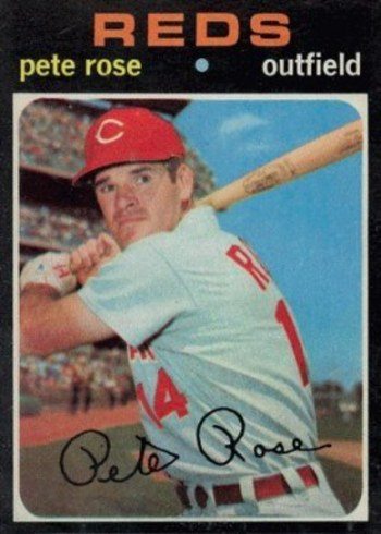 1971 Topps #100 Pete Rose Baseball Card 1971 Topps #100 Pete Rose Baseball Card