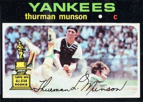 1971 Topps #5 Thurman Munson All Star Rookie Yankees PSA AUTHENTIC Graded Baseball Card 