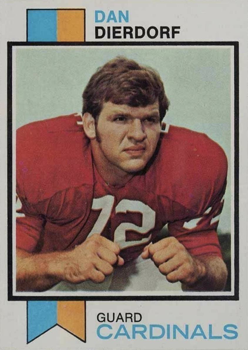 1973 Topps #322 Dan Dierdorf Rookie Card