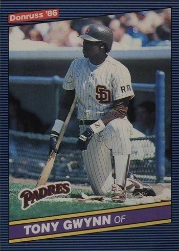 1986 Donruss #112 Tony Gwynn Baseball Card 1986 Donruss #112 Tony Gwynn Baseball Card