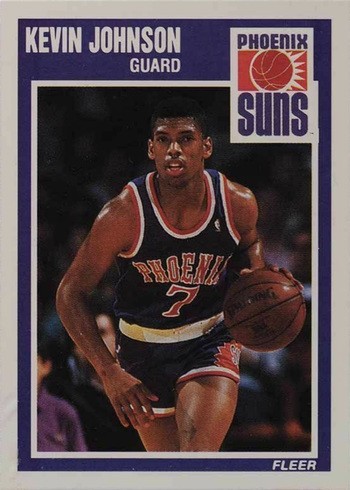 1989 Fleer #123 Kevin Johnson Rookie Card