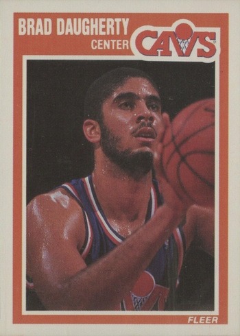 1989 Fleer #25 Brad Daugherty Basketball Card