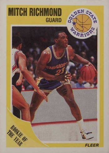 1989 Fleer #59 Mitch Richmond Rookie Card