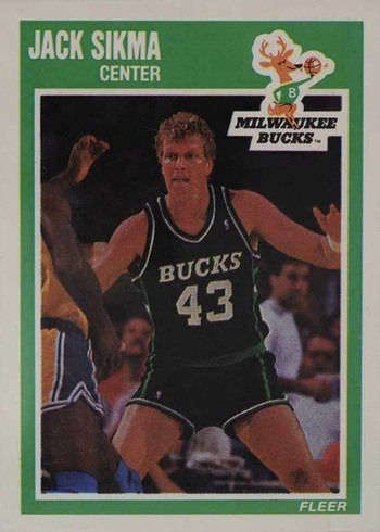 1989 Fleer #91 Jack Sikma Basketball Card