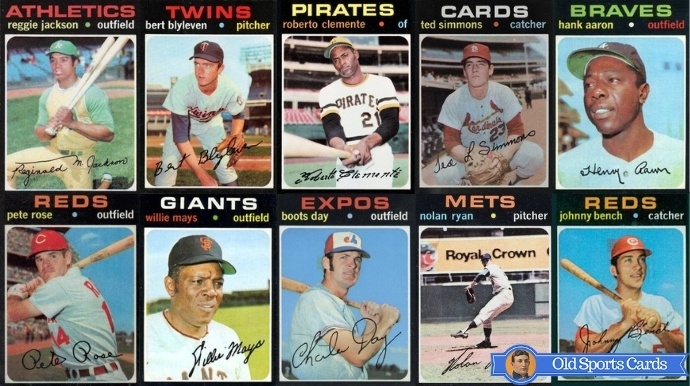 Most Valuable 1971 Topps Baseball Cards Most Valuable 1971 Topps Baseball Cards