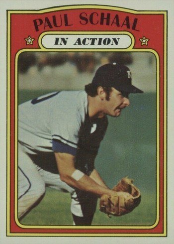 1972 Topps #178 Paul Schaal In Action Baseball Card