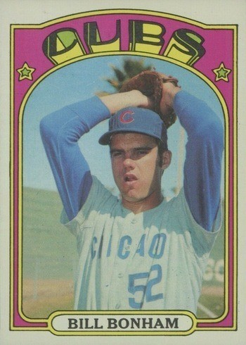 1972 Topps #29 Bill Bonham Yellow Under C and S Baseball Card