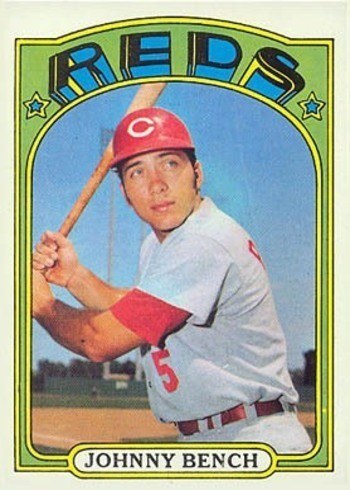 1972 Topps #433 Johnny Bench Baseball Card