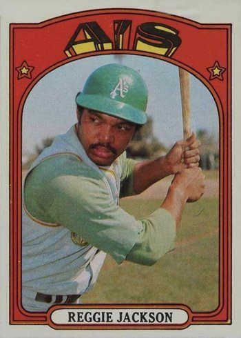 1972 Topps #435 Reggie Jackson Baseball Card