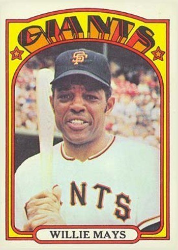 1972 Topps #49 Willie Mays Baseball Card 1972 Topps #49 Willie Mays Baseball Card