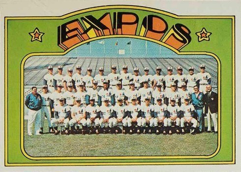1972 Topps #582 Expos Team Baseball Card
