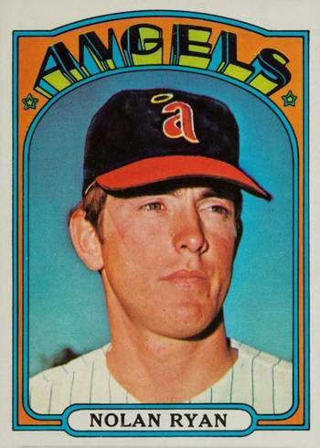 1972 Topps #595 Nolan Ryan Baseball Card 1972 Topps #595 Nolan Ryan Baseball Card
