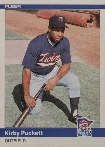 1984 Fleer Update #U-93 Kirby Puckett Rookie Card