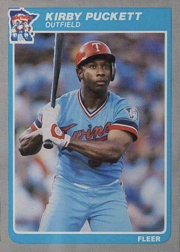 1985 Fleer #286 Kirby Puckett Baseball Card 1985 Fleer #286 Kirby Puckett Baseball Card
