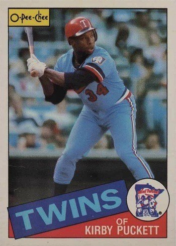 1985 O-Pee-Chee #10 Kirby Puckett Rookie Card 1985 O-Pee-Chee #10 Kirby Puckett Rookie Card