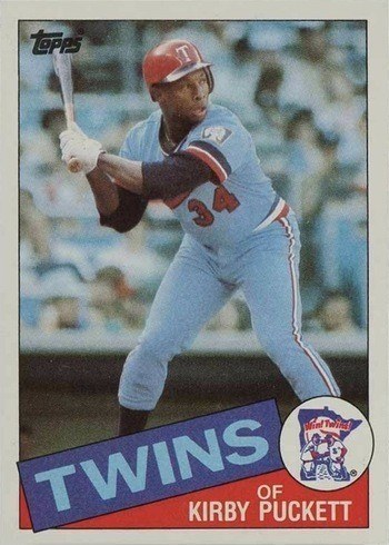 1985 Topps #536 Kirby Puckett Rookie Card