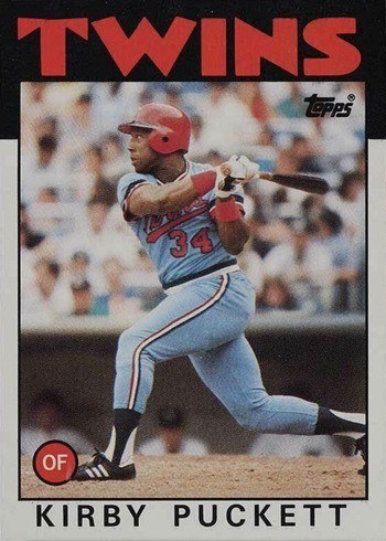 1986 Topps 329 Kirby Puckett Baseball Card