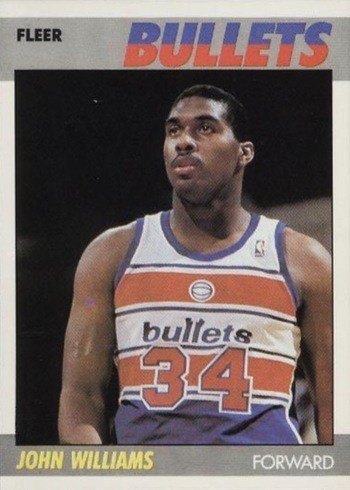 1987 Fleer #122 John Williams Basketball Card